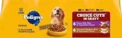 Pedigree Homestyle Meals Adult Wet Dog Food Variety Pack Prime Rib & Roasted Chicken 12 Count 9.9-lb