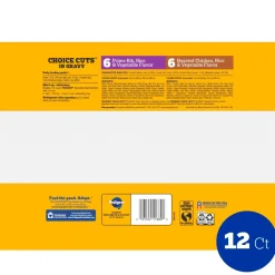 Pedigree Homestyle Meals Adult Wet Dog Food Variety Pack Prime Rib & Roasted Chicken 12 Count 9.9-lb