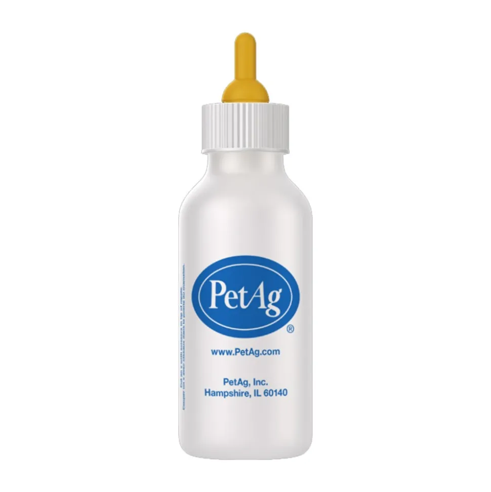 PetAg Animal Nurser Bottle for Puppies, Kittens & Small Animals 2-oz
