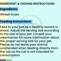 Pet Greens Garden Pet Grass Self-Grow Kit Organic Wheatgrass 3-oz