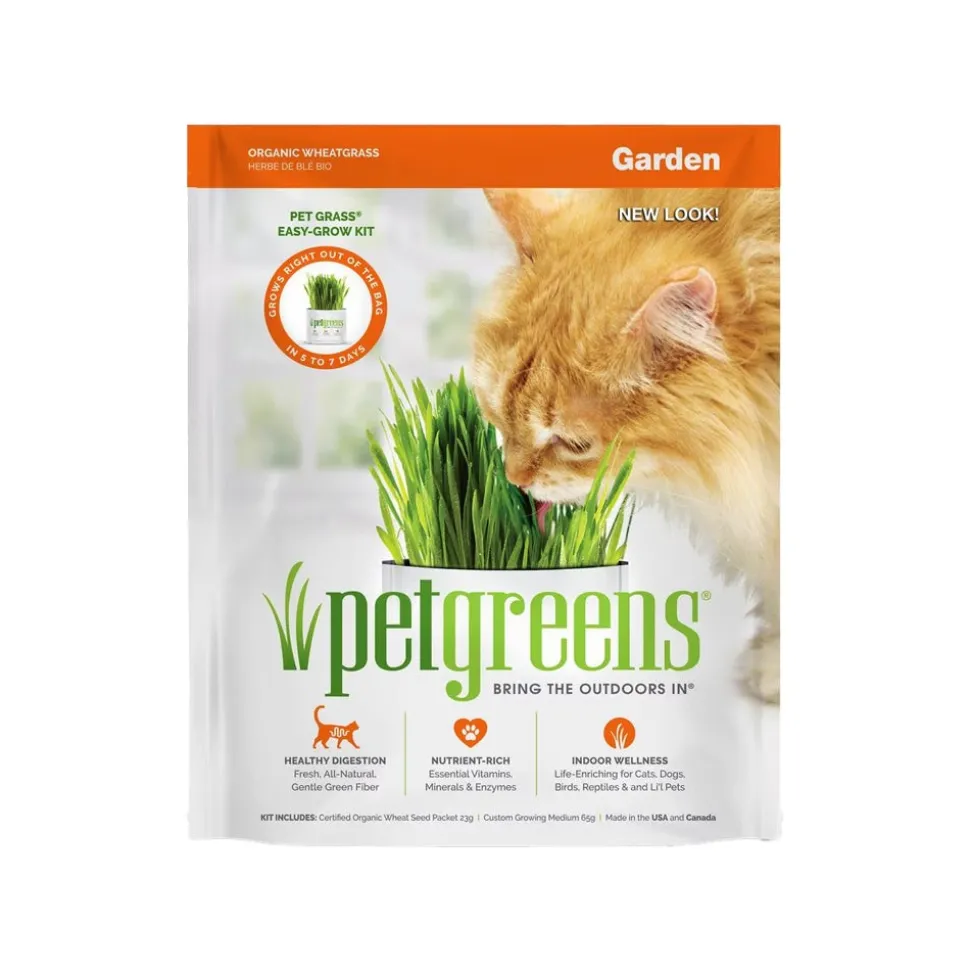 Pet Greens Garden Pet Grass Self-Grow Kit Organic Wheatgrass 3-oz
