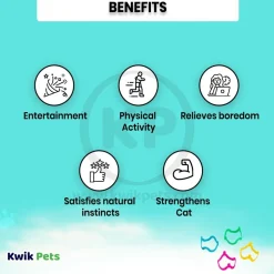 Petmate Cat Crazies Interactive Cat Toys 4 Count