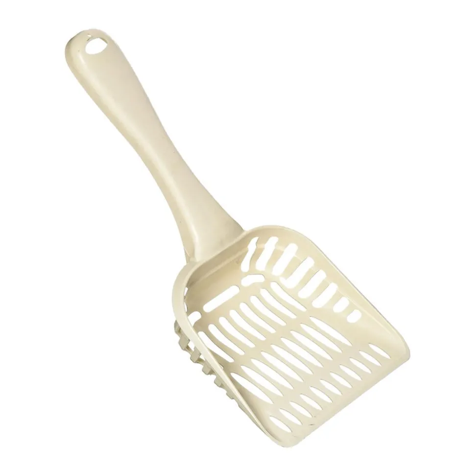 Petmate Cat Litter Scoop with Microban Bleached Linen Large