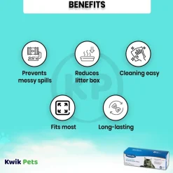 Petmate Cleanstep Litter Box Liners White Jumbo 8 Count