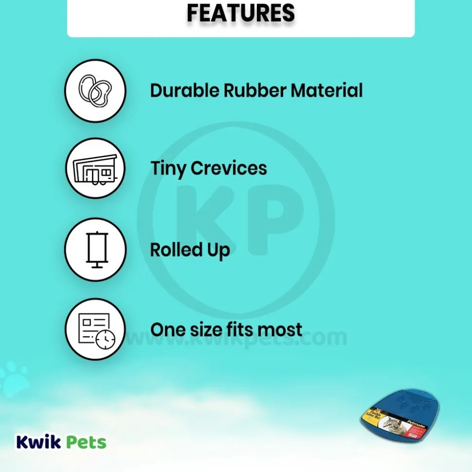 Petmate Flexible Cat Litter Mat Assorted One Size