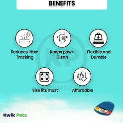 Petmate Flexible Cat Litter Mat Assorted One Size