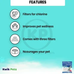 Petmate Fresh Flow Replacement Charcoal Filter 2 Pack