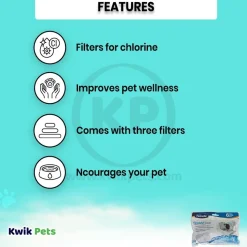 Petmate Fresh Flow Replacement Charcoal Filter 6 Pack