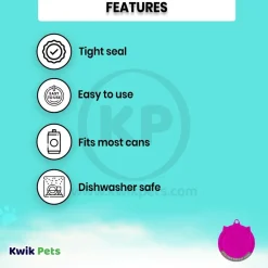 Petmate Kitty Kaps Pet Food Can Topper Clipstrip Display Assorted One Size