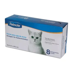 Petmate Litter Pan Liners Clear Jumbo 8 Count