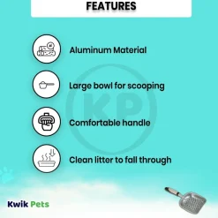 Petmate Metal Cat Litter Scoop One Size