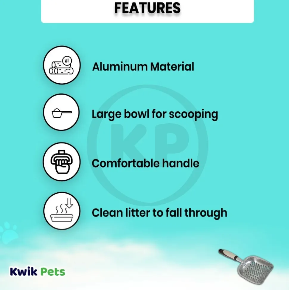 Petmate Metal Cat Litter Scoop One Size