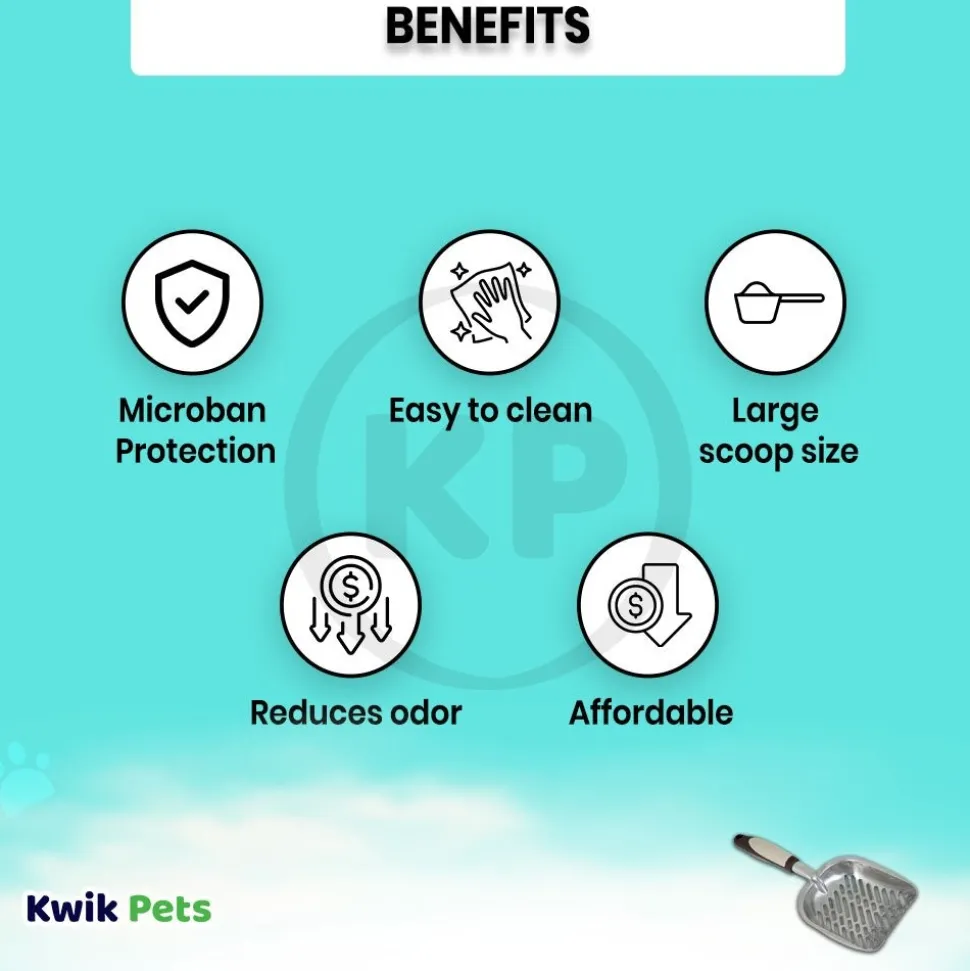 Petmate Metal Cat Litter Scoop One Size