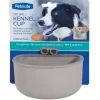 Petmate No Spill Dog Kennel Cup Grey Large