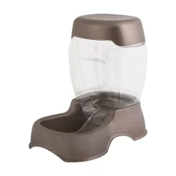 Petmate Pet Cafe Automatic Dog & Cat Gravity Feeder Pearl Tan Large
