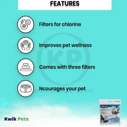 Petmate Replendish Charcoal Replacement Filter Grey 3 Count
