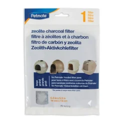 Petmate Zeolite Filter for Hooded Cat Litter Pan Black/White Large
