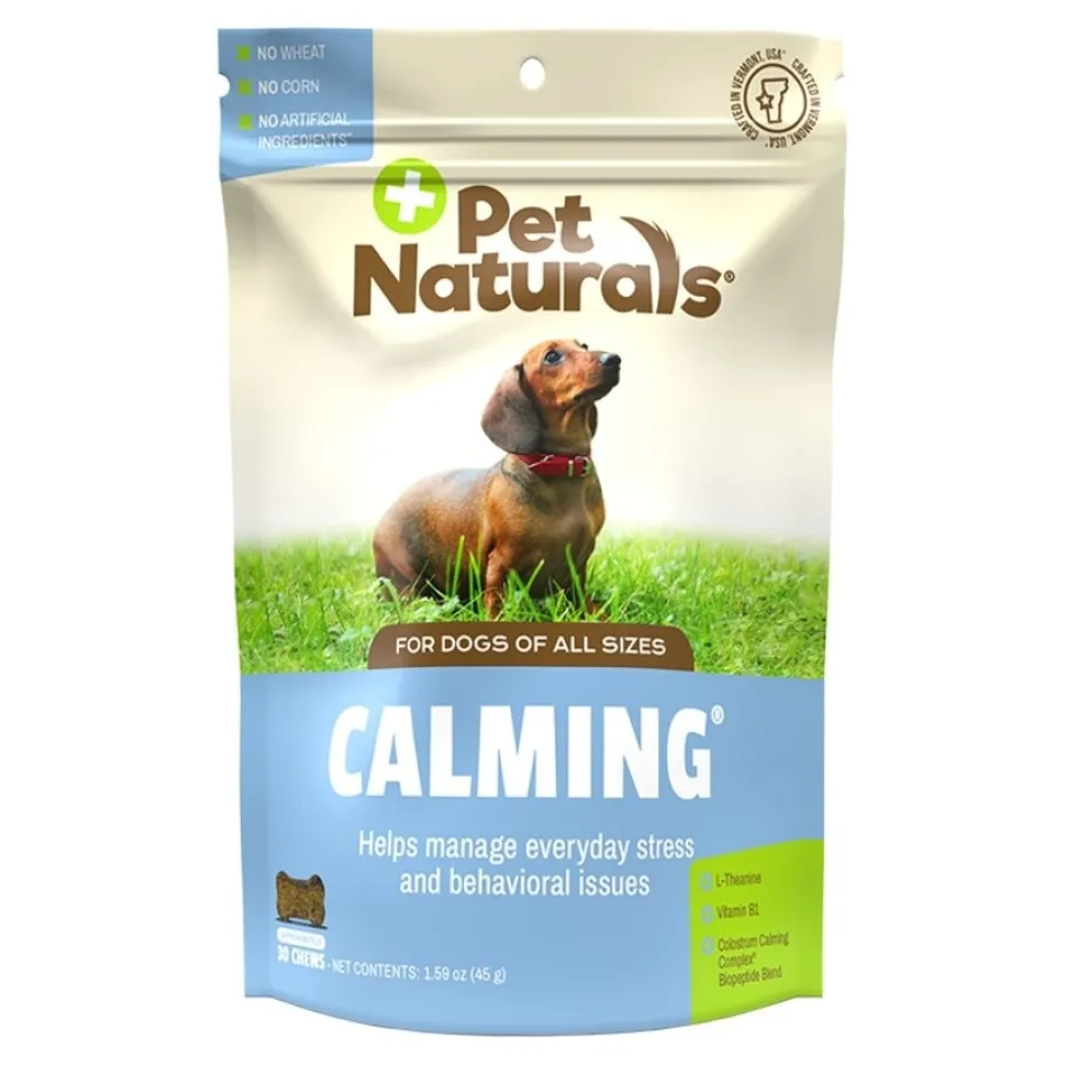 Pet Naturals Calming Stress Relief Soft Chews for Dogs 30 Count 1.59-oz