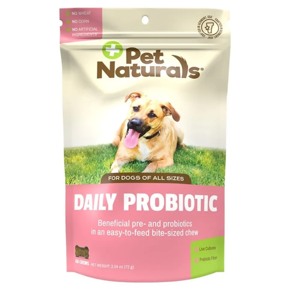 Pet Naturals Daily Probiotic Soft Chews for Dogs 60 Count 2.54-oz