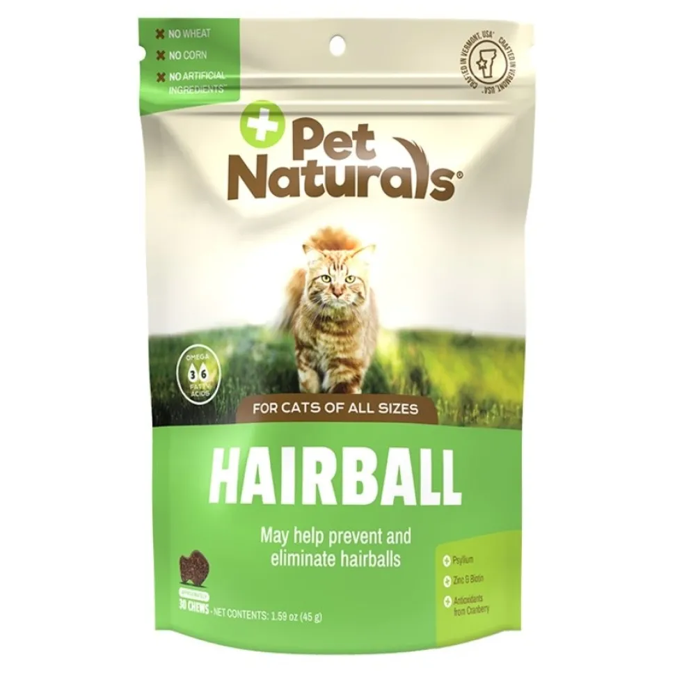 Pet Naturals Hairball Control Soft Chews for Cats 30 Count 1.59-oz