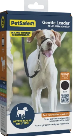 PetSafe Gentle Leader No-Pull Dog Headcollar Black Medium