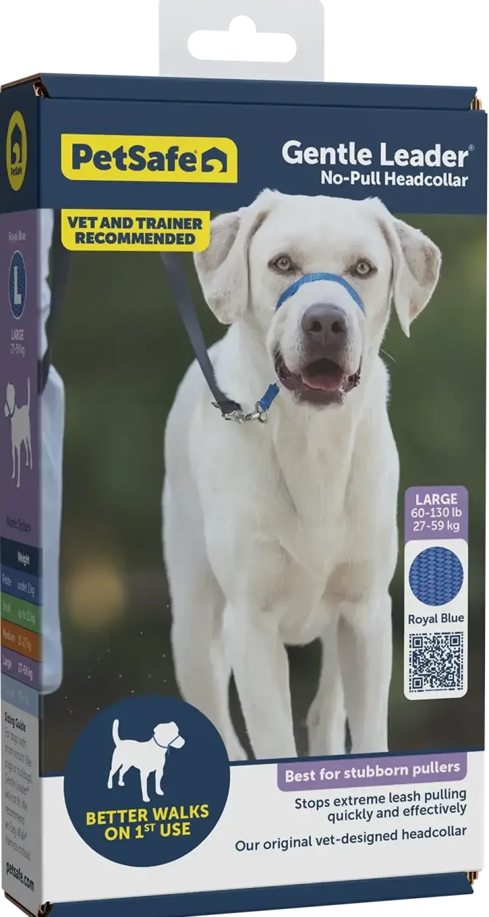 PetSafe Gentle Leader No-Pull Dog Headcollar Royal Blue Large