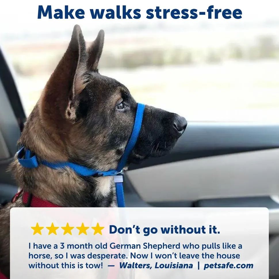 PetSafe Gentle Leader No-Pull Dog Headcollar Royal Blue Large