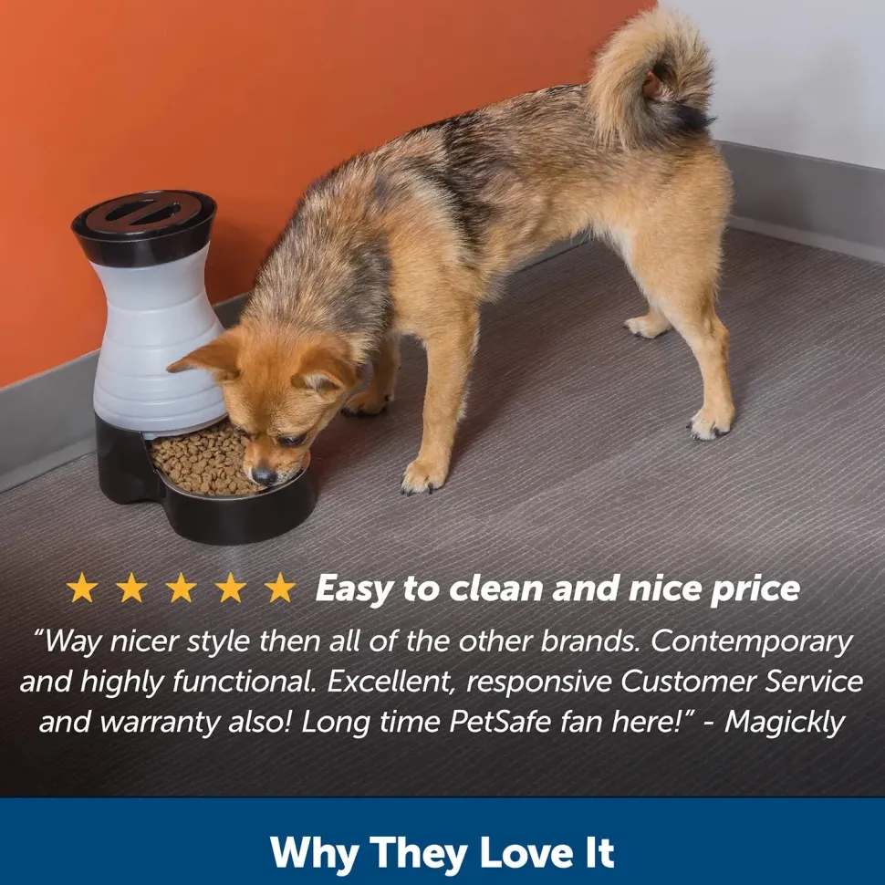 PetSafe Healthy Food Station Automatic Dog & Cat Gravity Feeder Small