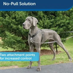 PetSafe 3-in-1 Reflective Dog Harness with Car Control Strap Black Large