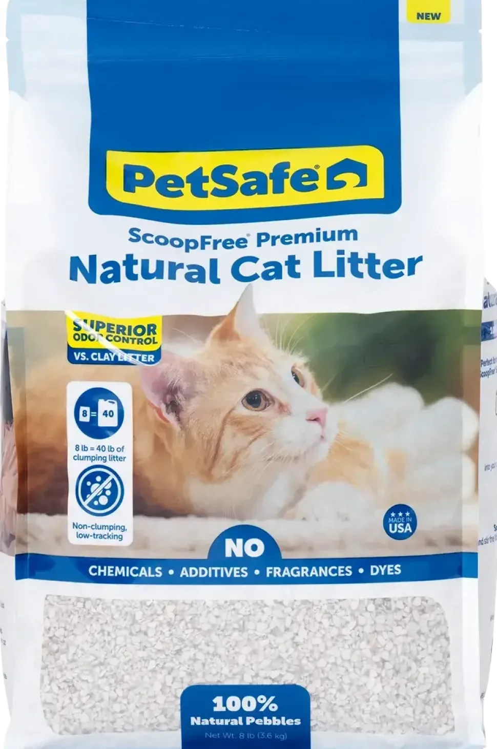 PetSafe ScoopFree Premium Natural Non-Clumping Cat Litter 8-lb