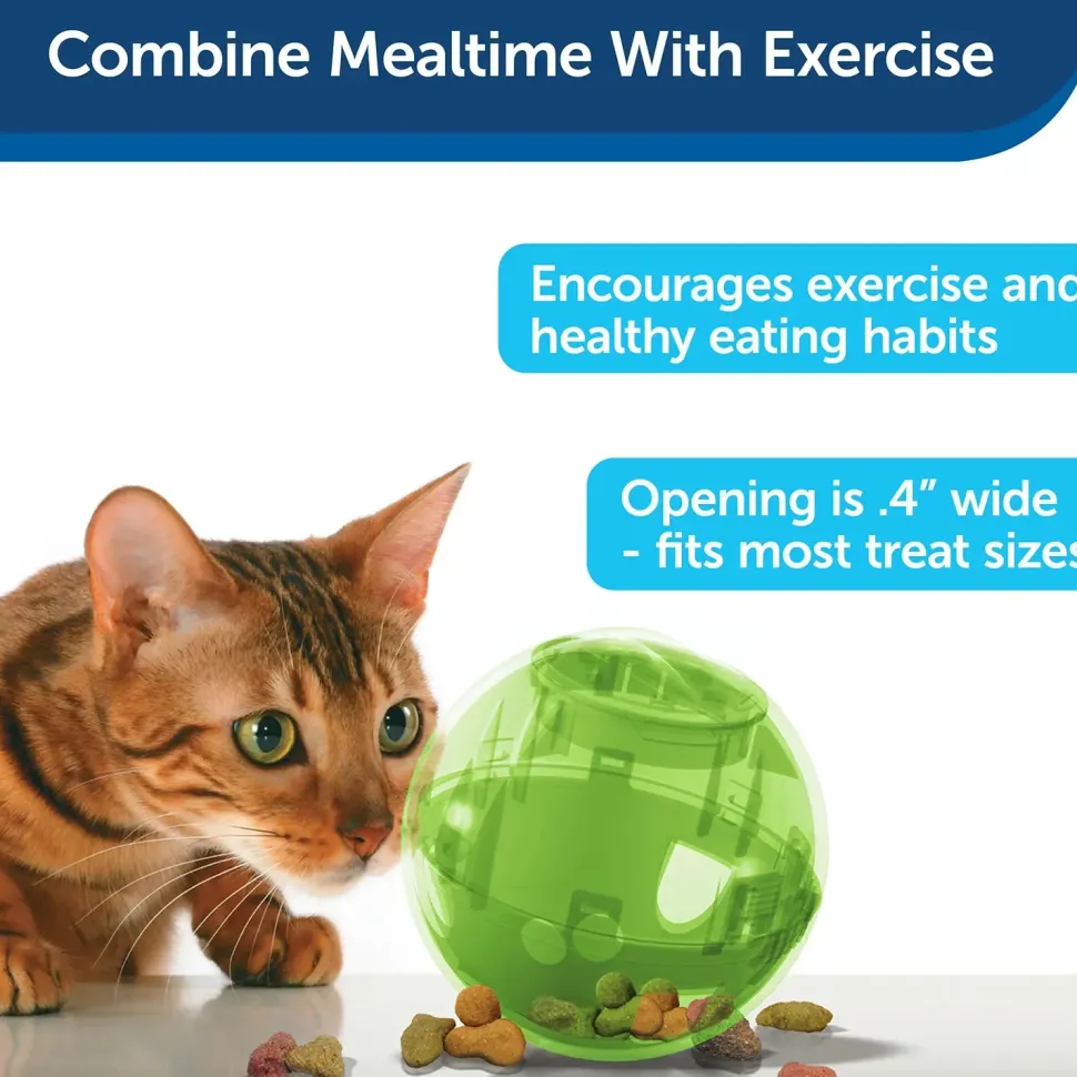 PetSafe SlimCat Interactive Cat Feeder Ball Green