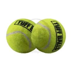 Petsport USA Mini Tuff Ball Dog Toy Yellow 2 Count 1.5-in