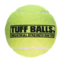 Petsport USA Tuff Ball Dog Toy Yellow 4-in