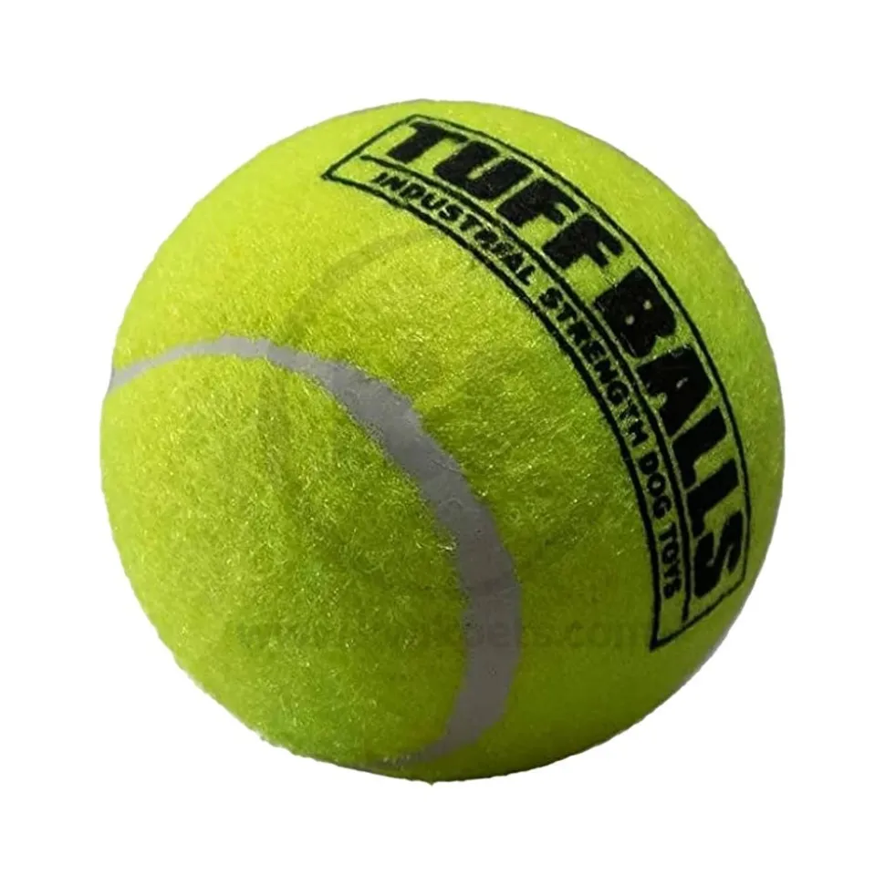 Petsport USA Tuff Ball Dog Toy Yellow 1.8-in