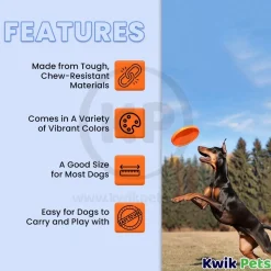 Petsport USA Tuff Disk Dog Toy Assorted 9-in