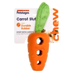 Petstages Carrot Stuffer Treat-Dispensing Interactive Dog Toy