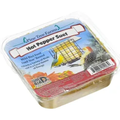 Pine Tree Farms Hot Pepper Suet Cake Wild Bird Food 12-oz