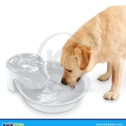 Pioneer Pet Big Max Ceramic Dog & Cat Drinking Fountain White 128-oz
