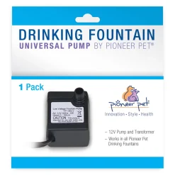 Pioneer Pet Drinking Fountain Universal Pump & Transformer for Cats & Dogs