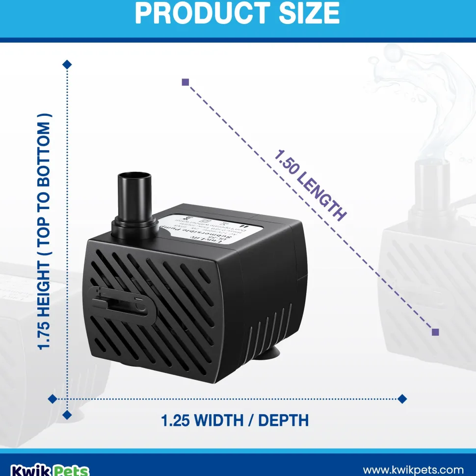 Pioneer Pet Drinking Fountain Universal Pump & Transformer for Cats & Dogs