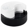 Pioneer Pet Fung Shui Plastic Dog & Cat Drinking Fountain Black & White 60-oz