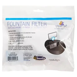 Pioneer Pet Plastic Fountain Replacement Filters For Dog & Cat 3 Count