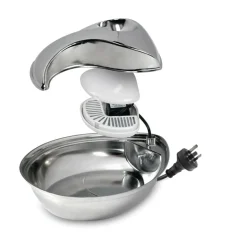 Pioneer Pet Raindrop Stainless Steel Dog & Cat Drinking Fountain 60-oz