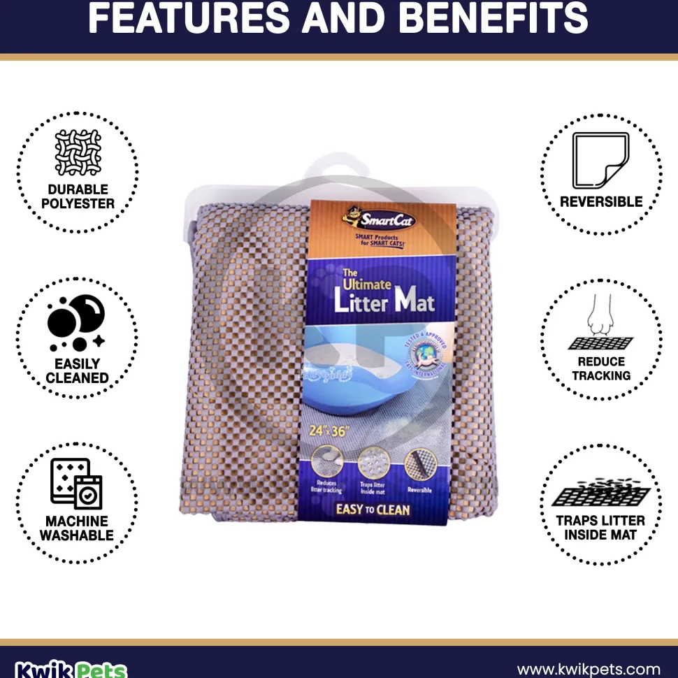 Pioneer Pet SmartCat The Ultimate Cat Litter Mat 24" x 36"