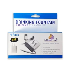 Pioneer Pet USB Fountain Pump for Dog & Cat Drinking Fountains White