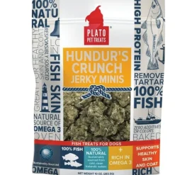 Plato Hundur's Crunch Jerky Minis Fish Dog Treats 10-oz
