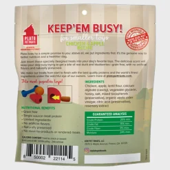 Plato Keep 'Em Busy Chicken & Apple Dog Treats Small 5-oz