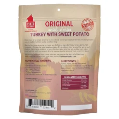Plato Original Real Strips Grain Free Turkey with Sweet Potato Dog Treats 18-oz