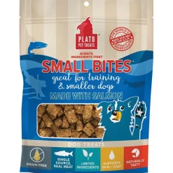 Plato Small Bites Salmon Grain-Free Dog Treats 6-oz