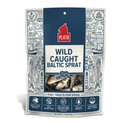 Plato Wild Caught Baltic Sprat Fish Dog Treats 7.5-oz